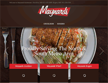 Tablet Screenshot of maynardsonline.com